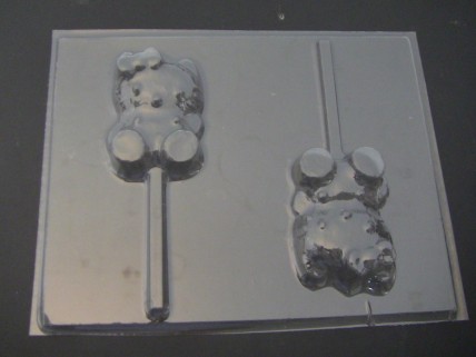 449sp Bye Bye Kitty Large Chocolate or Hard Candy Lollipop Mold 449sp Bye Bye Kitty Large Chocolate or Hard Candy Lollipop Mold